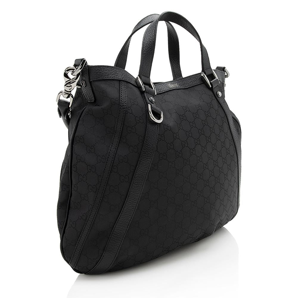 Gucci Abbey Nylon Tote Style 2