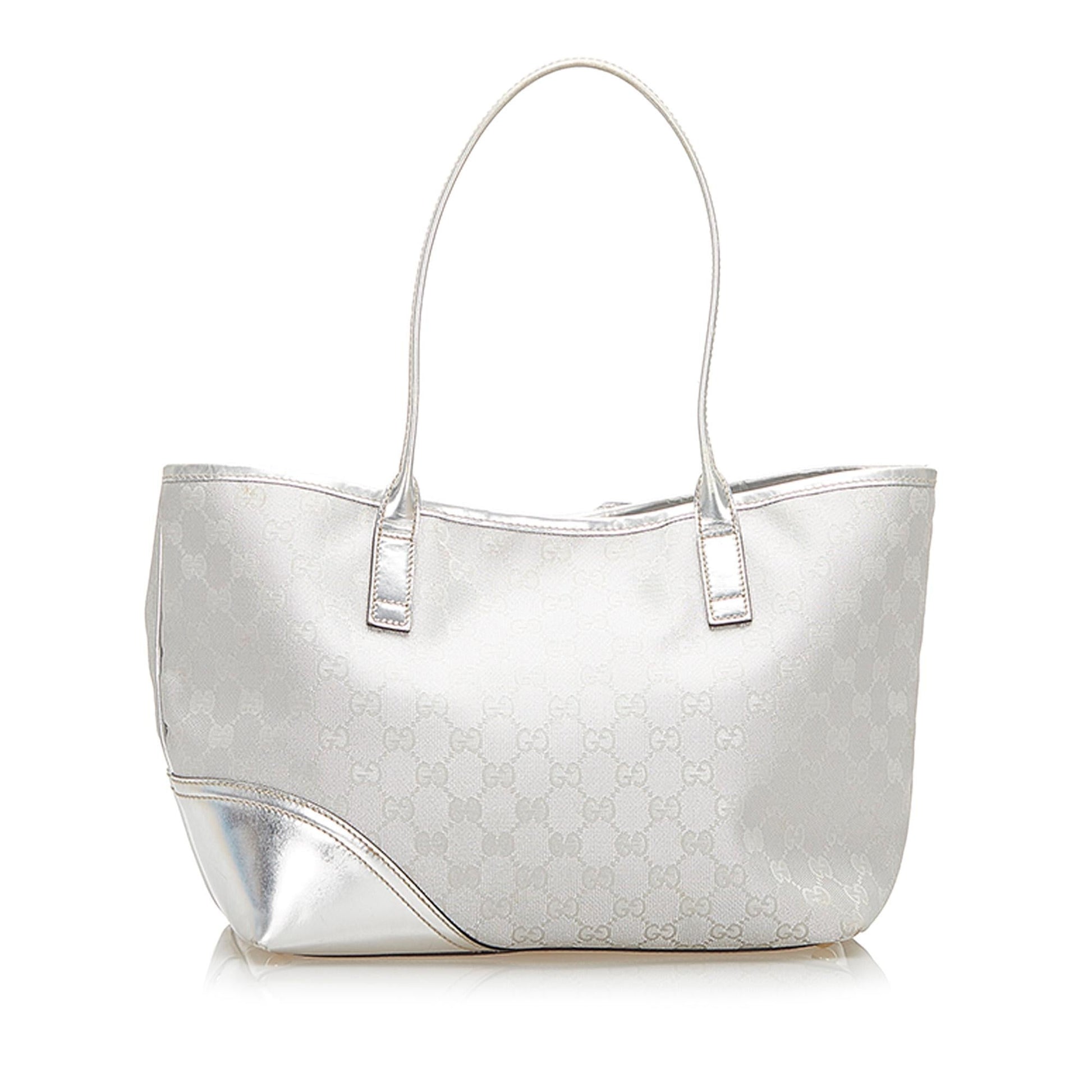 Gucci Nylon Leather Tote