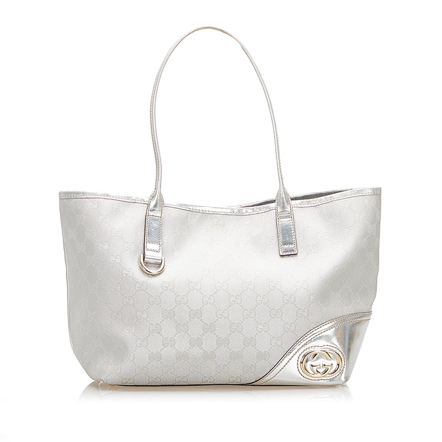 Gucci Nylon Leather Tote