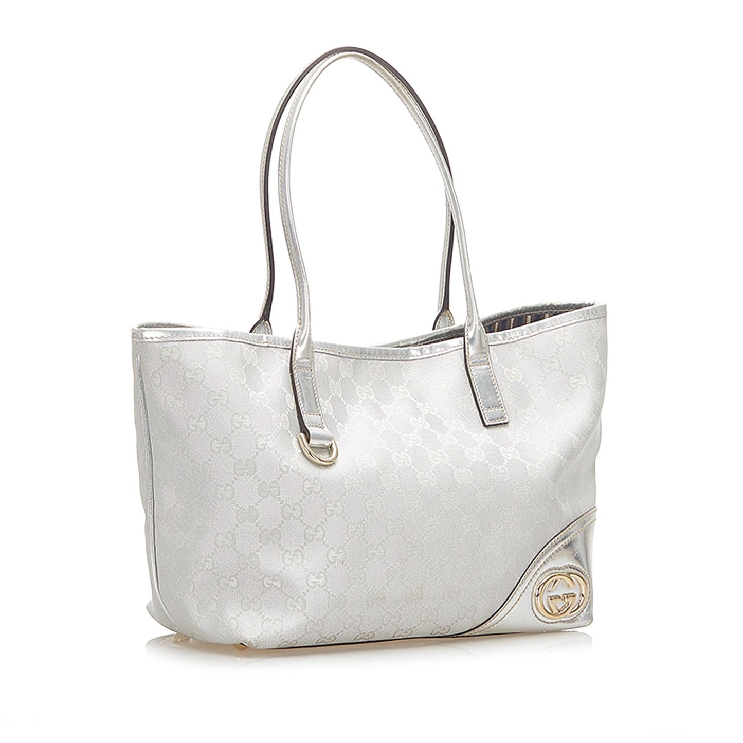 Gucci Nylon Leather Tote