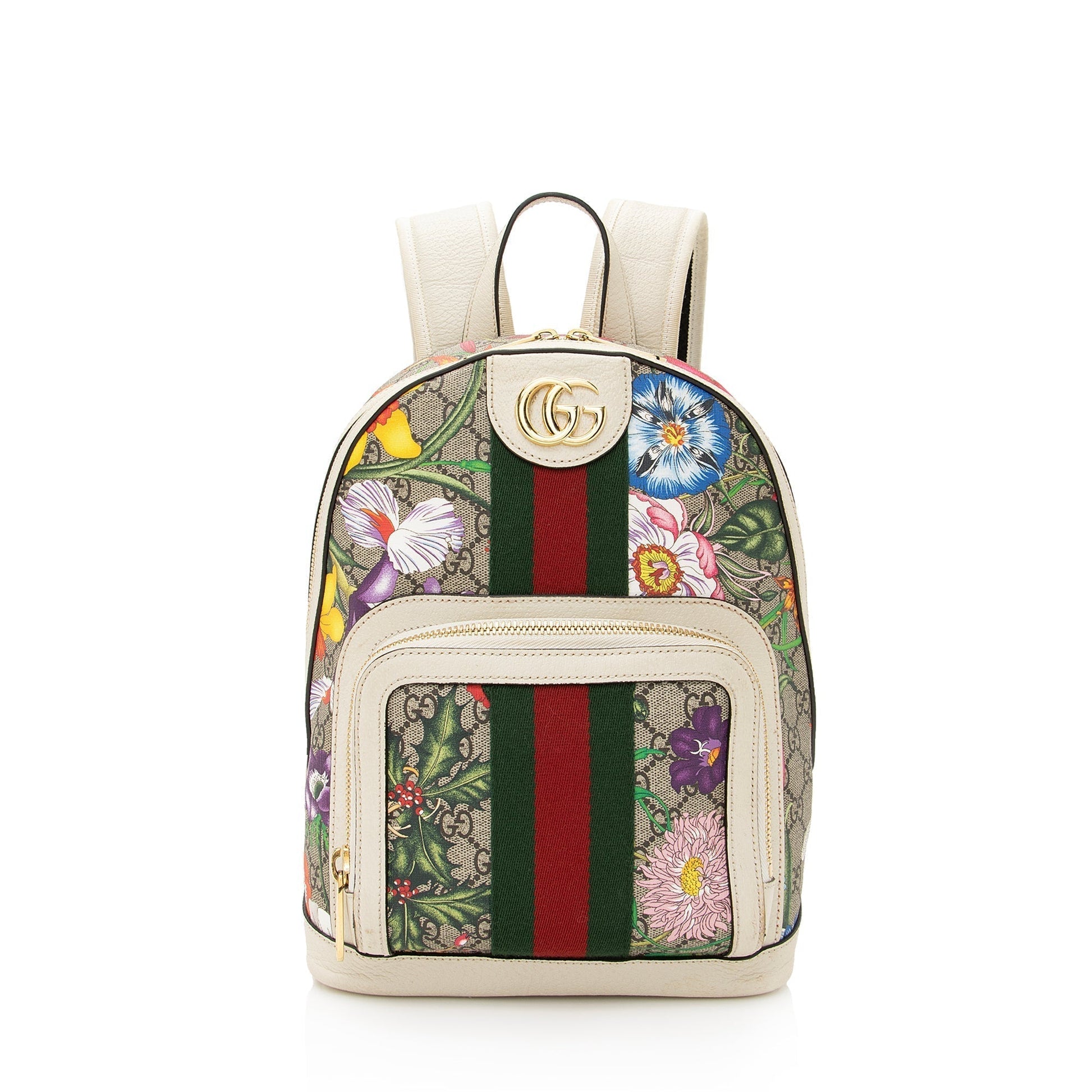 Gucci Ophidia Leather Canvas Shoulder Bag Style 6