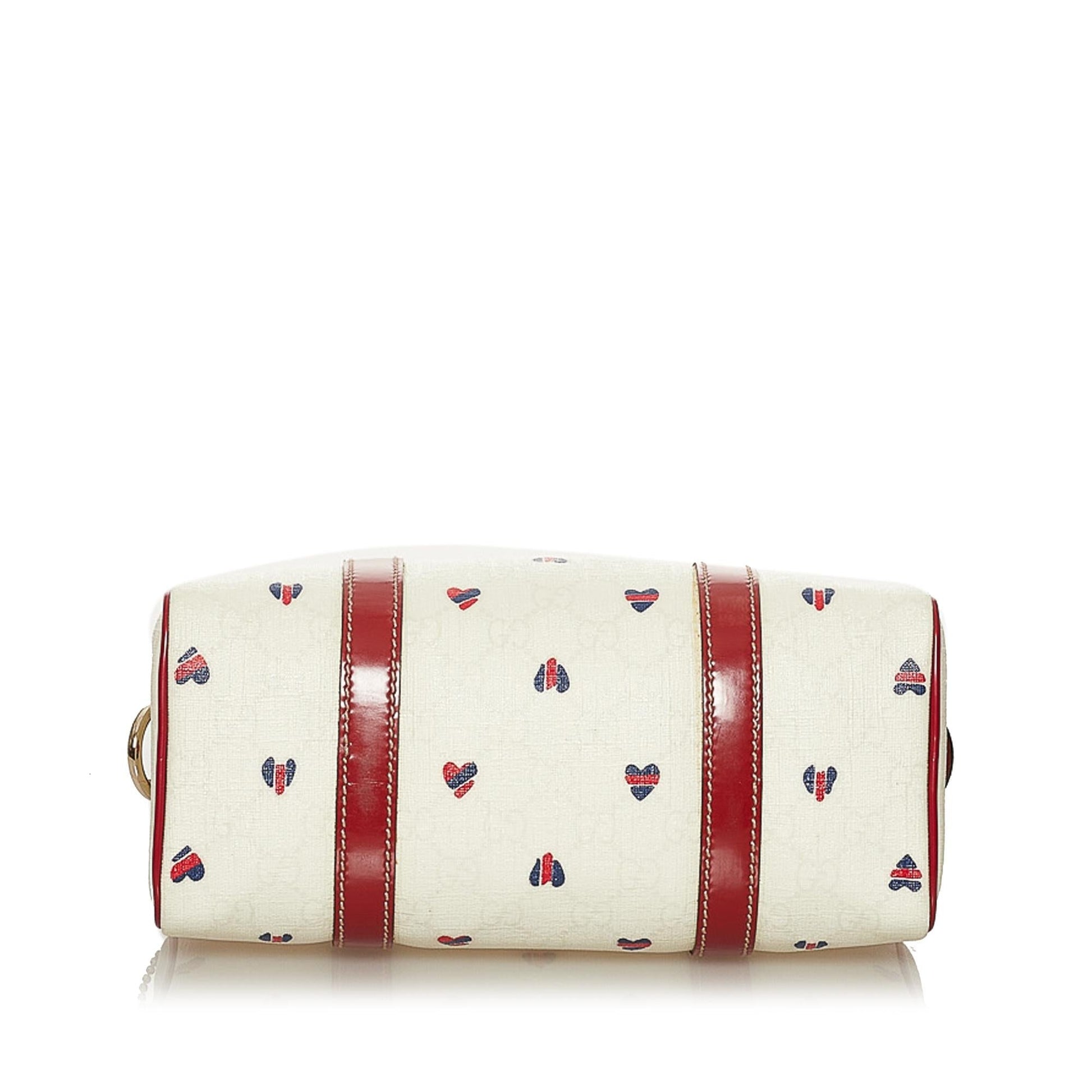 Gucci Leather Canvas Handbag