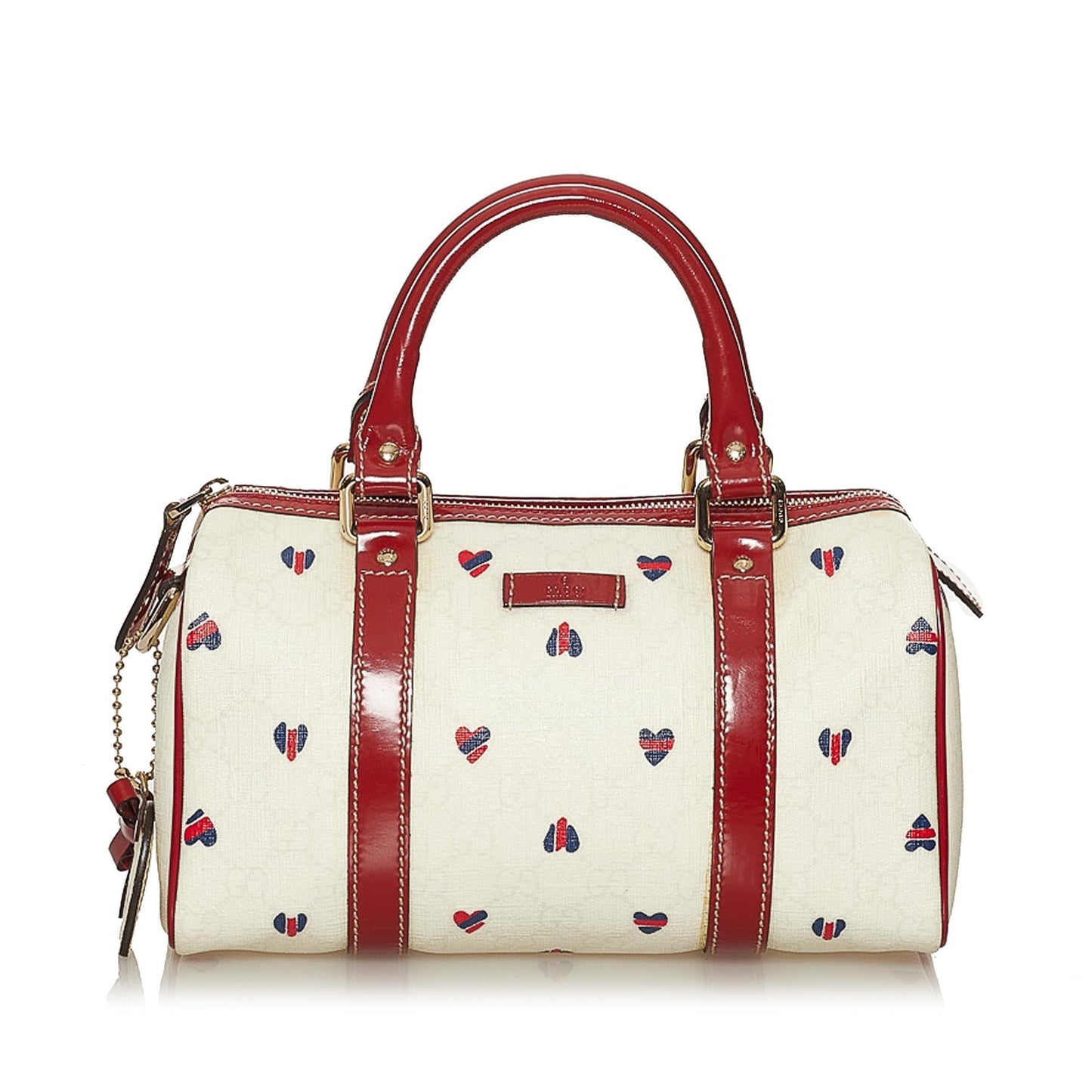 Gucci Leather Canvas Handbag