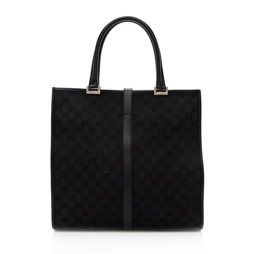 Gucci GG Supreme Leather Canvas Tote Style 6