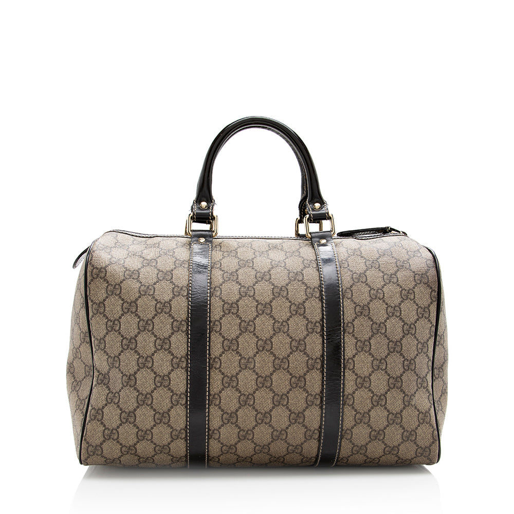 Gucci GG Supreme Leather Canvas Satchel Style 2