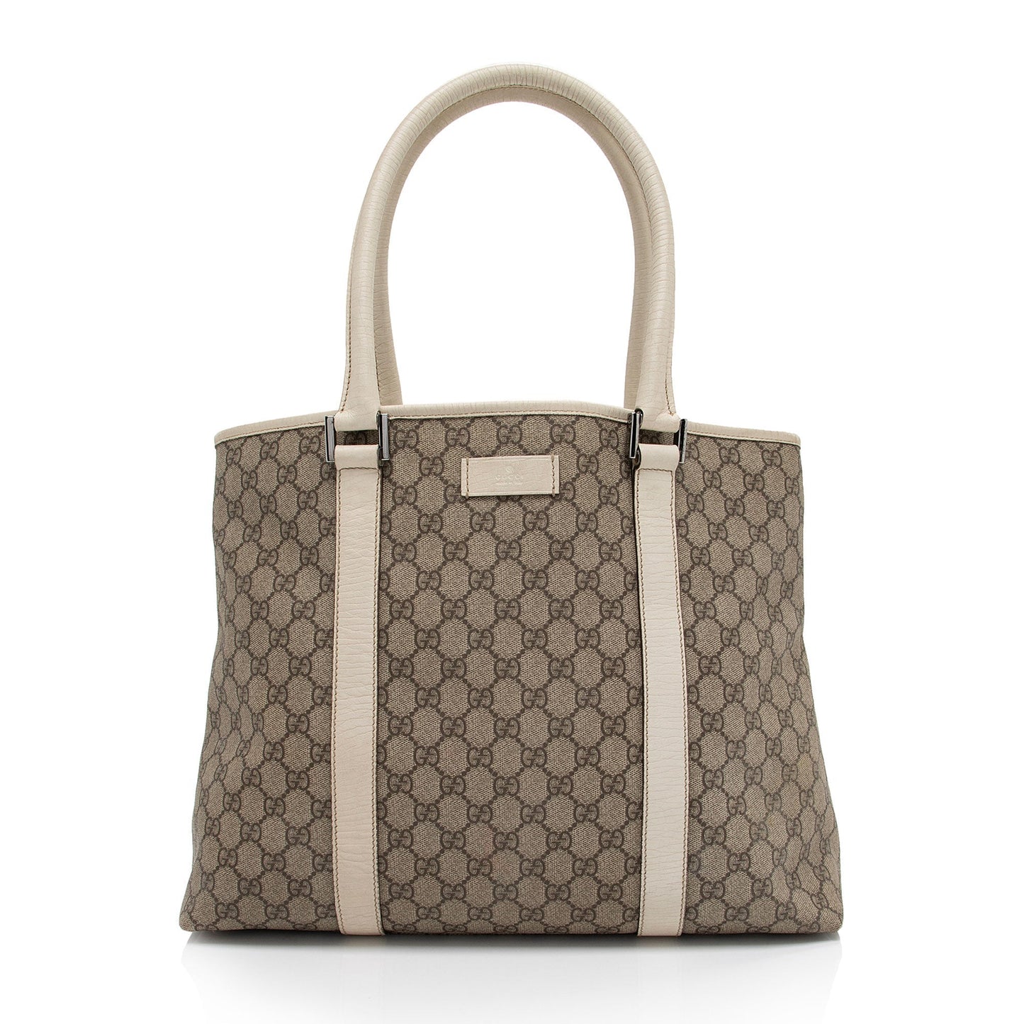 Gucci Leather Canvas Tote