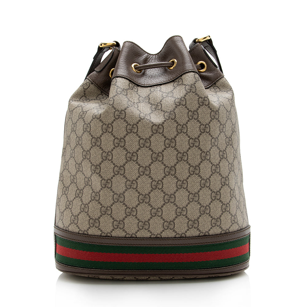 Gucci Nylon Leather Canvas Crossbody