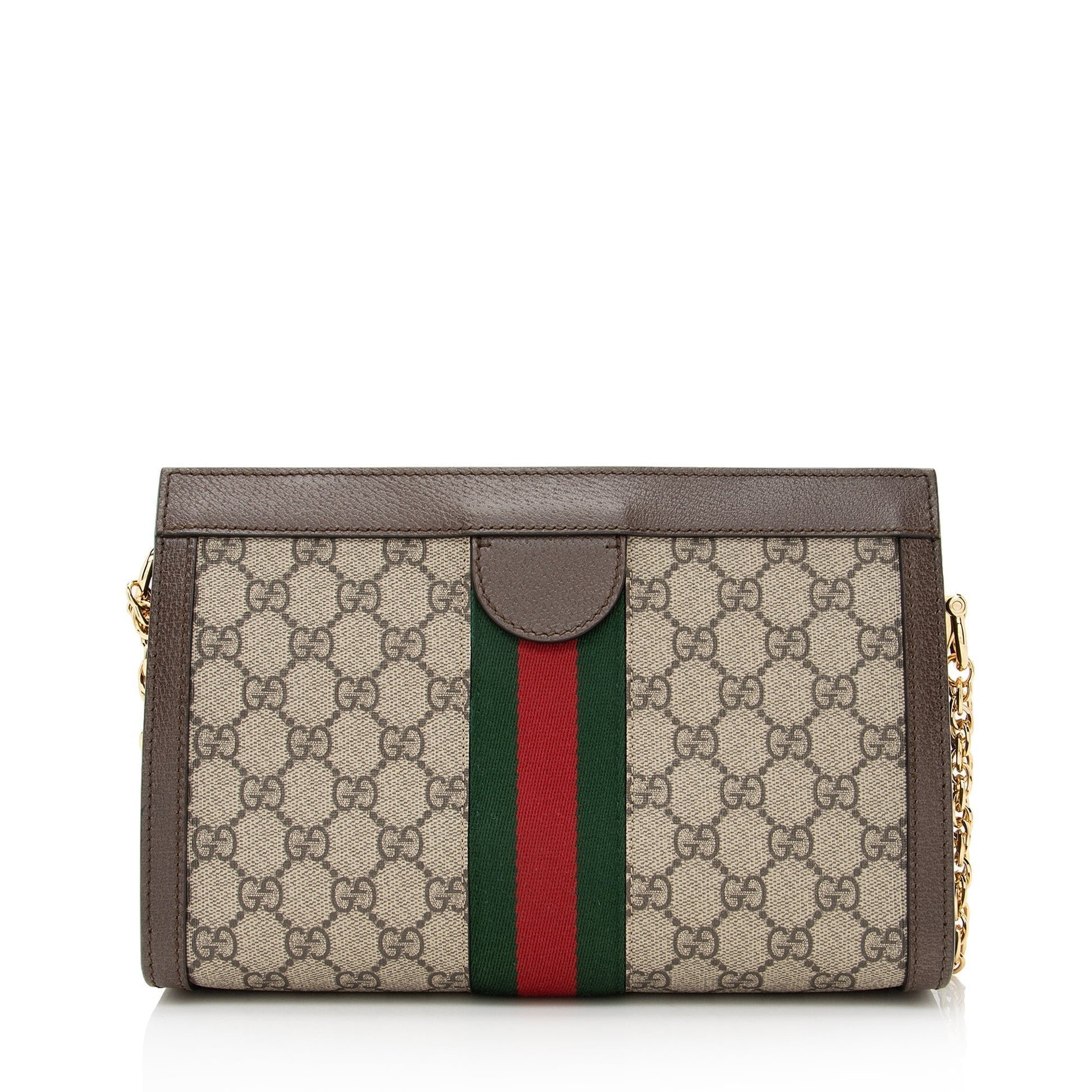 Gucci Ophidia Leather Nylon Shoulder Bag