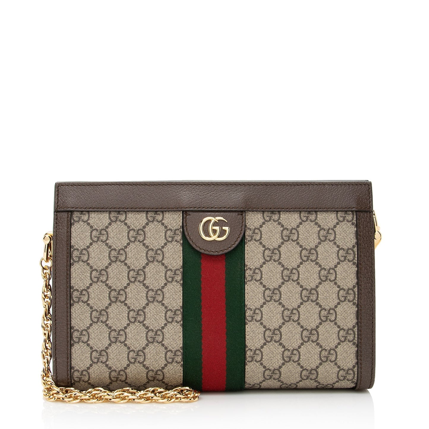 Gucci Ophidia Leather Nylon Shoulder Bag