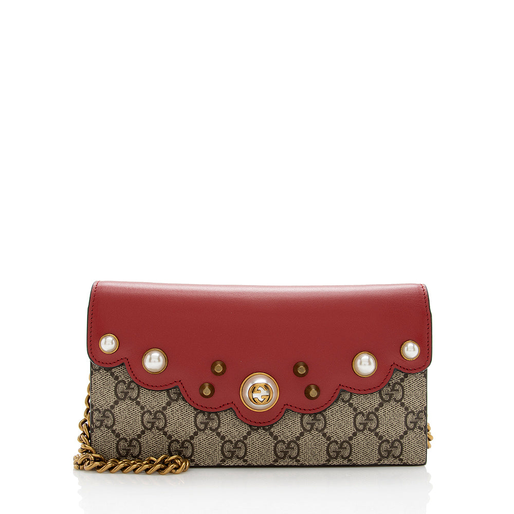 Gucci Chain Leather Crossbody