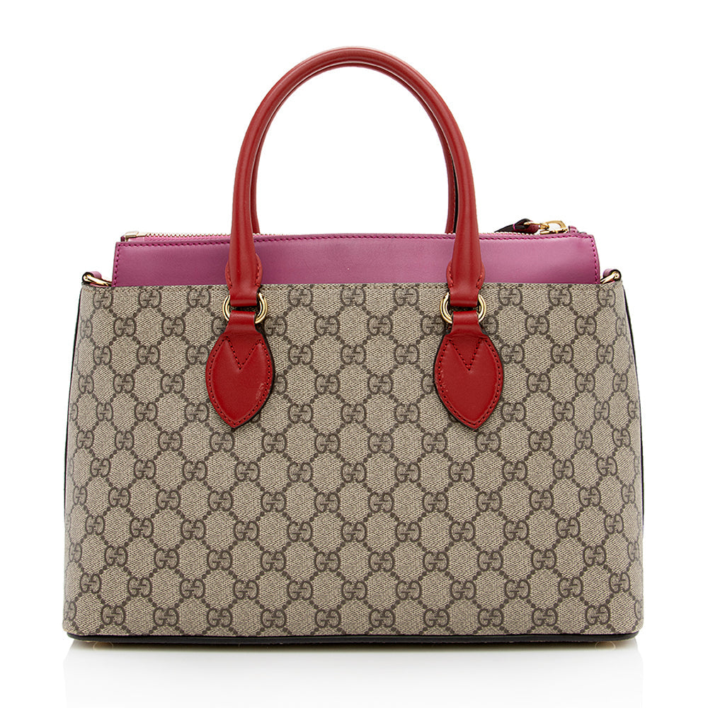 Gucci GG Supreme Leather Canvas Tote Style 7