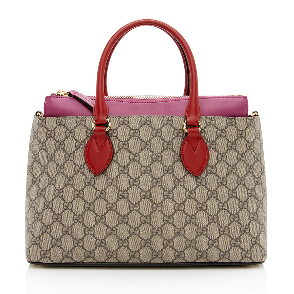 Gucci GG Supreme Leather Canvas Tote Style 7