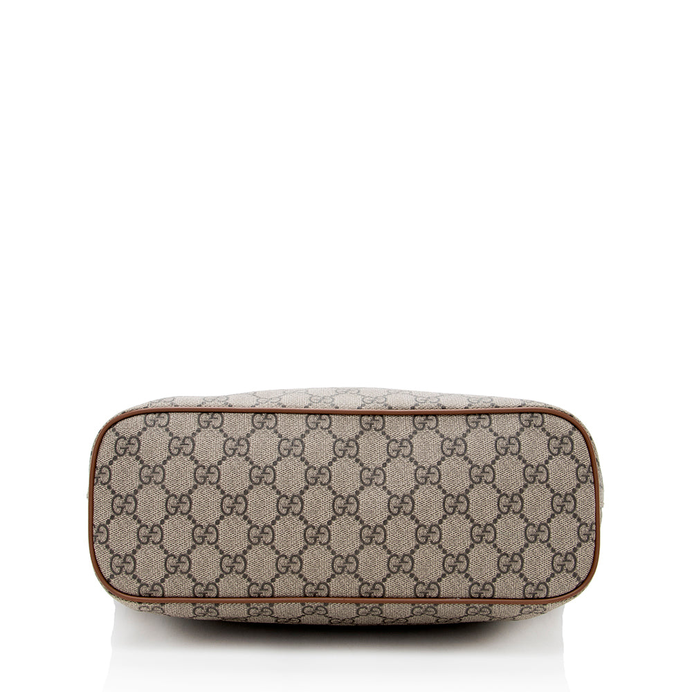 Gucci Leather Canvas Tote