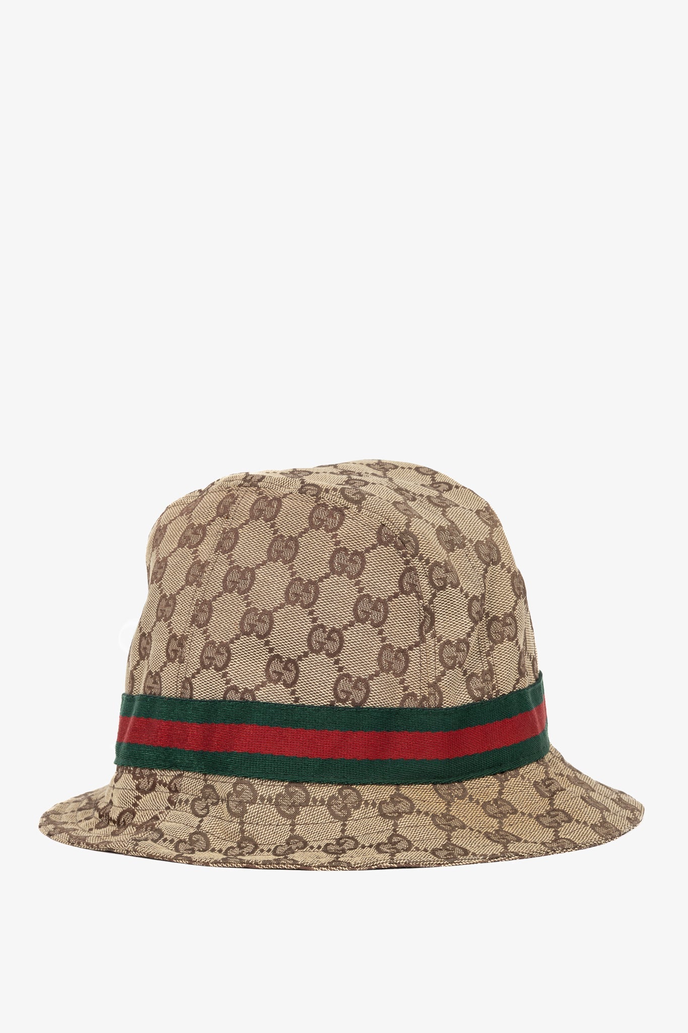Gucci Monogram Leather Canvas Handbag