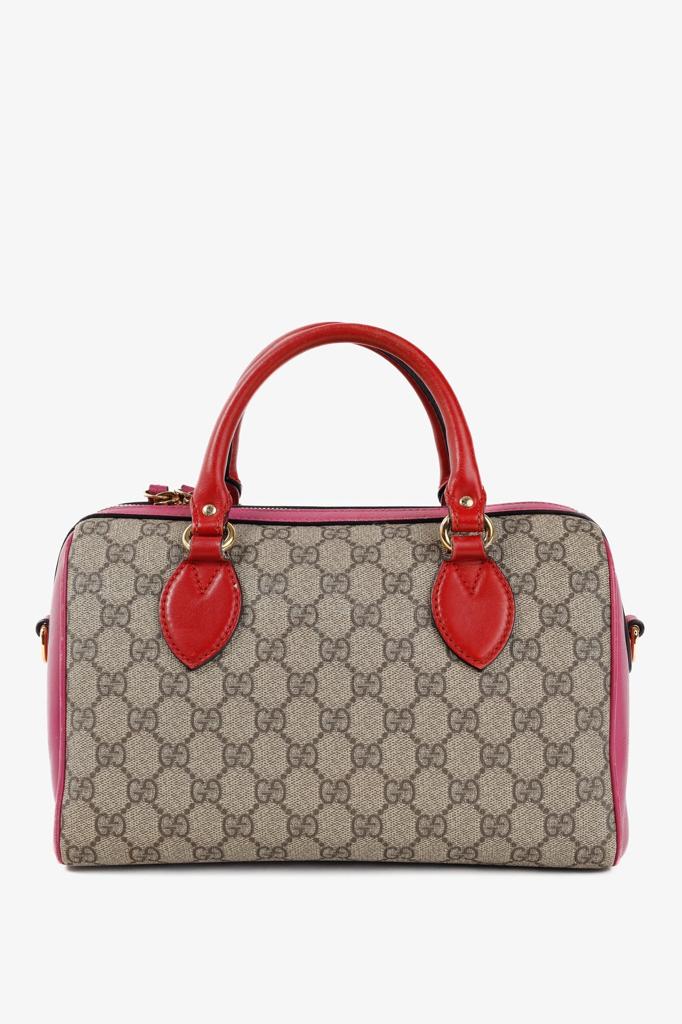Gucci Lou Monogram Leather Canvas Crossbody