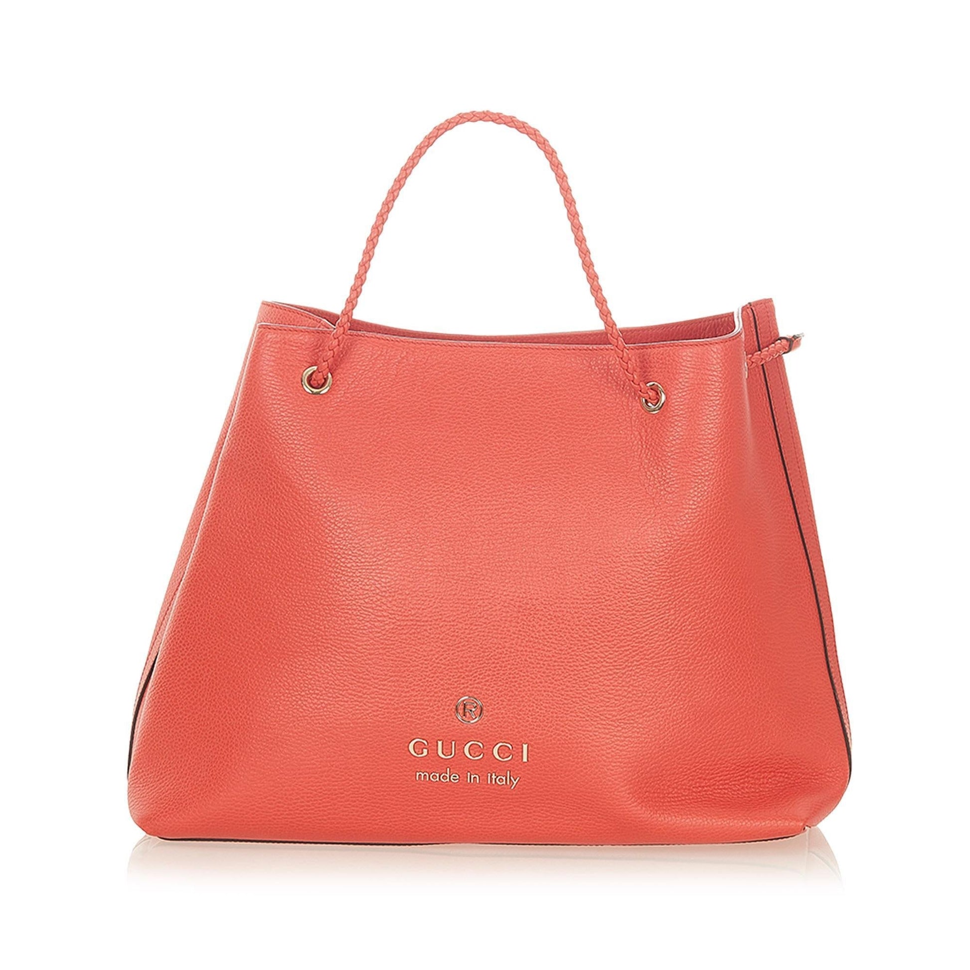 Gucci Monogram Leather Tote