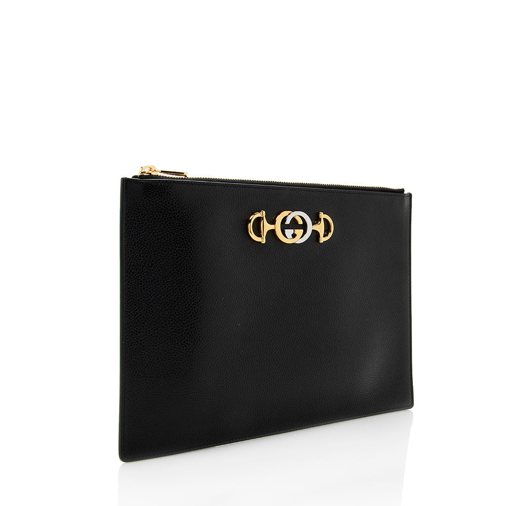 Gucci Pochette Leather Clutch