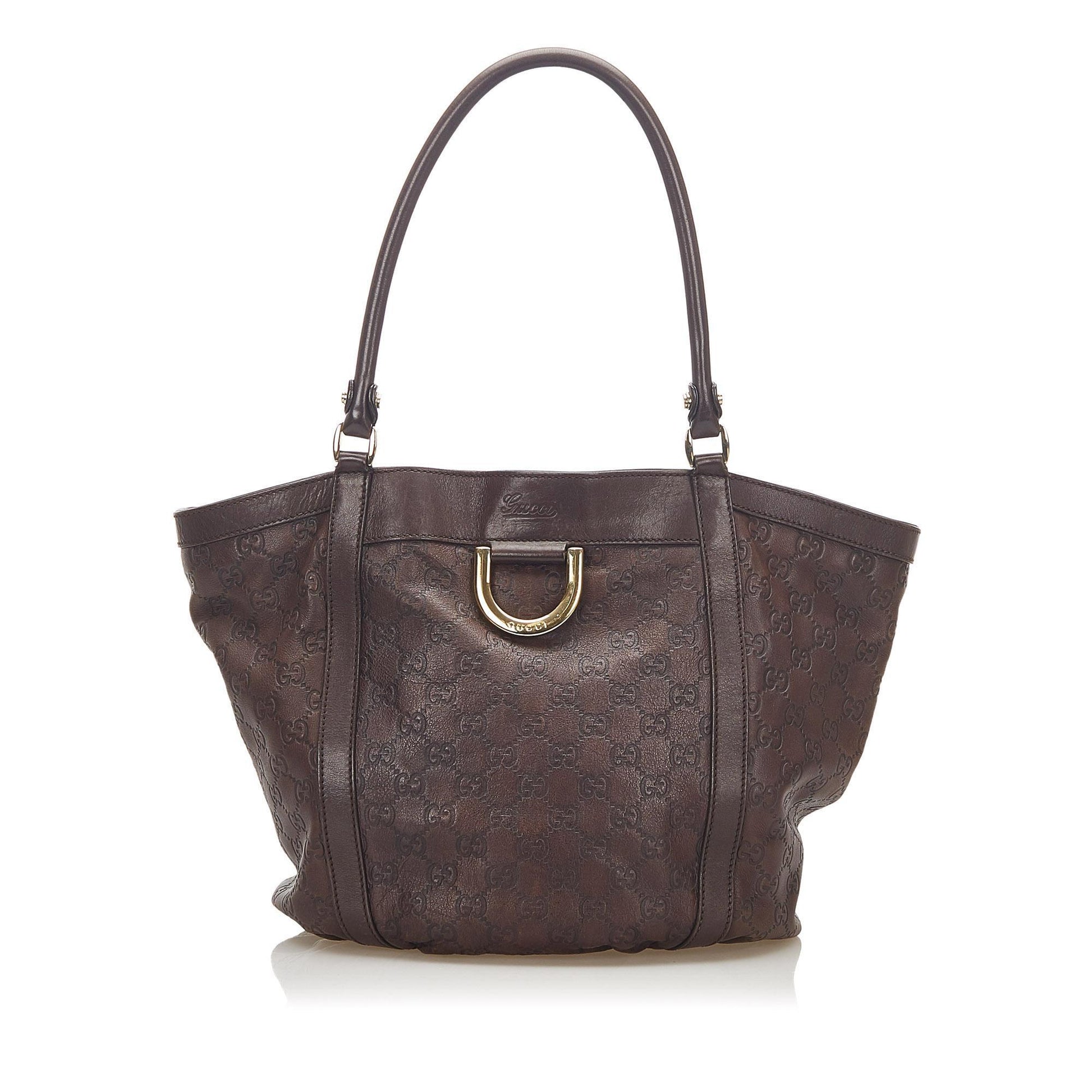 Gucci Guccissima Leather Monogram Tote Style 3