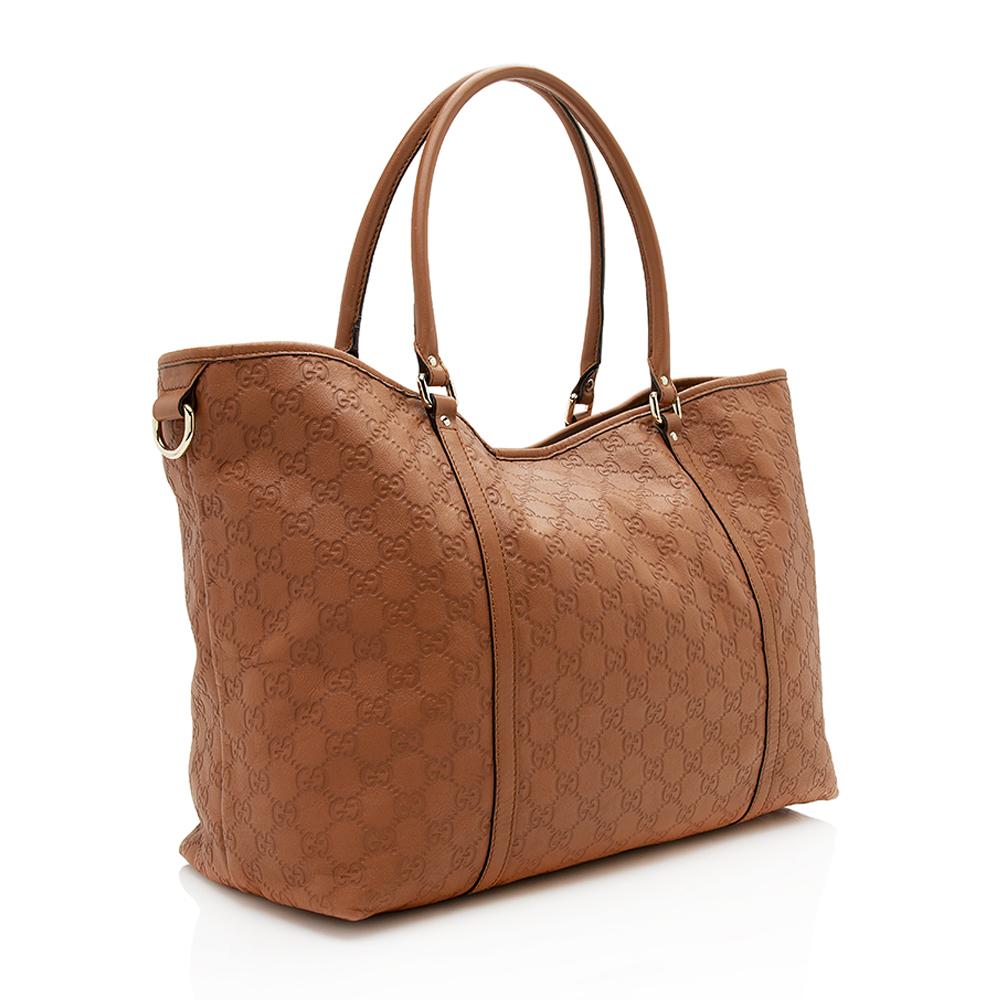 Gucci Guccissima Leather Tote Style 7