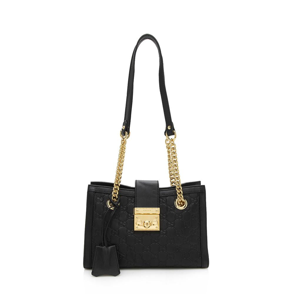 Gucci Monogram Leather Mini Tote