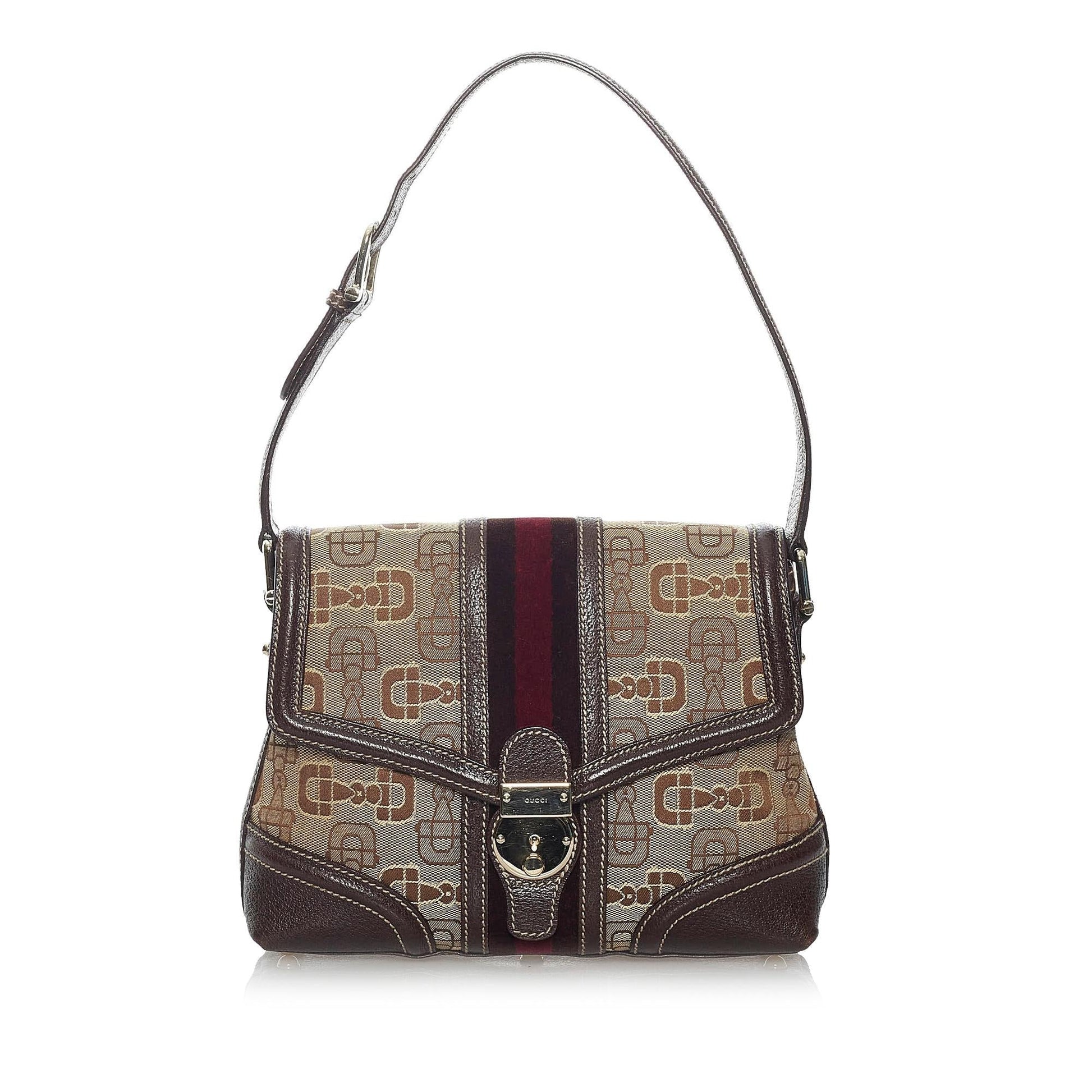 Gucci Canvas Shoulder Bag