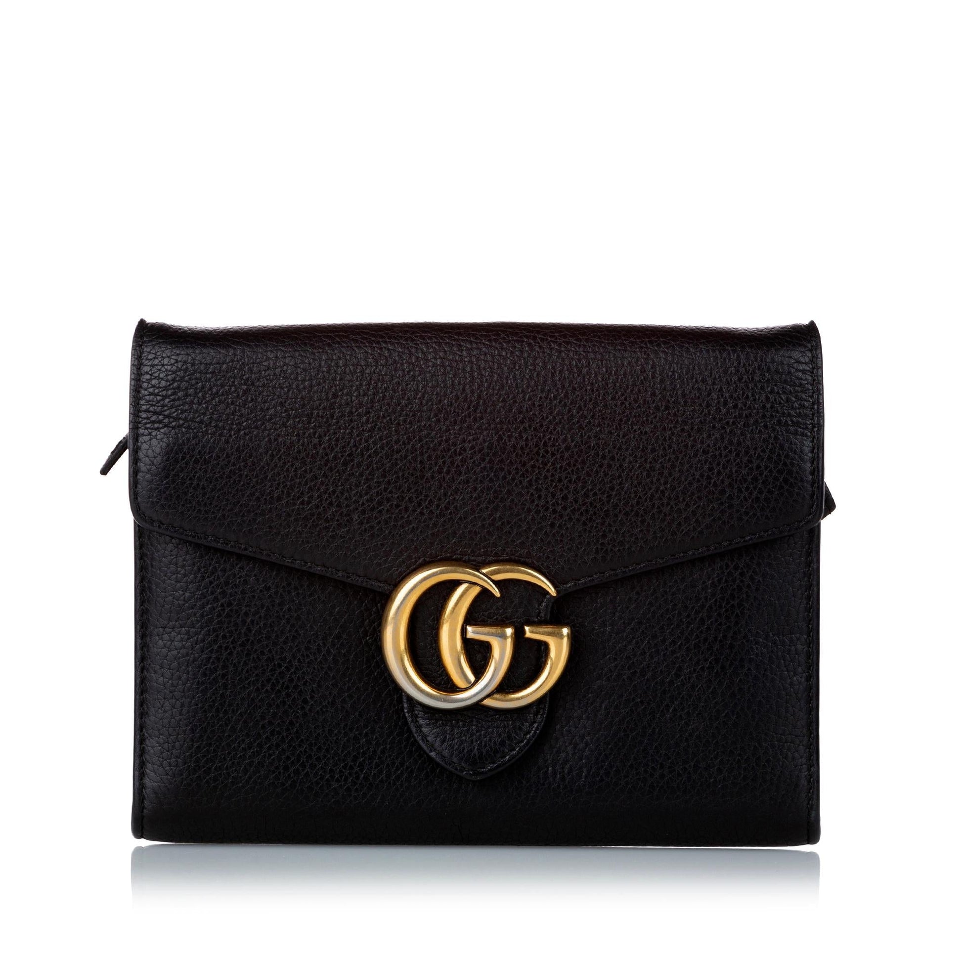 Gucci Chain Leather Crossbody