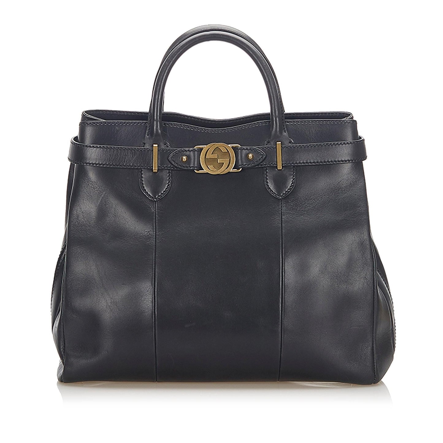 Gucci Monogram Leather Tote