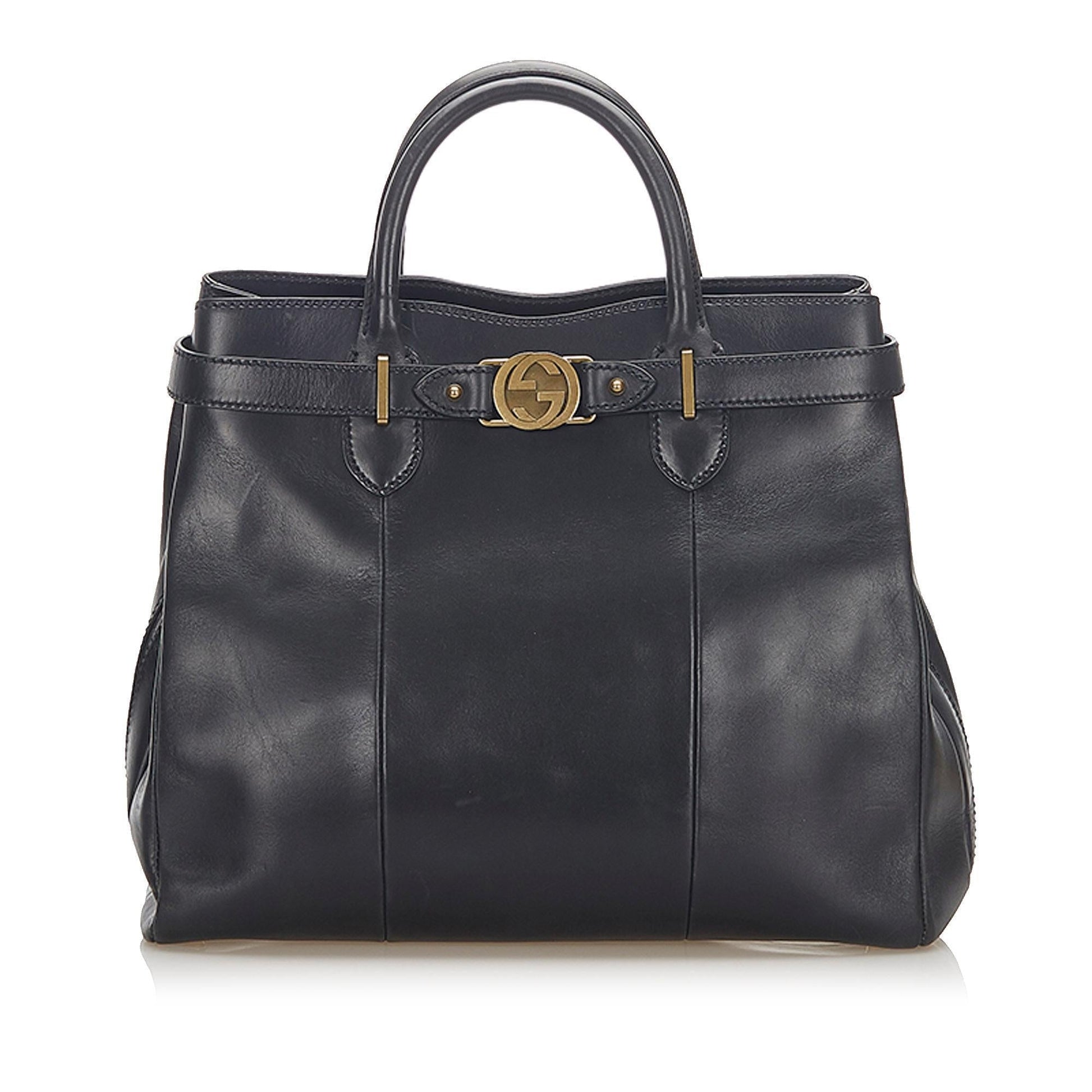 Gucci Monogram Leather Tote