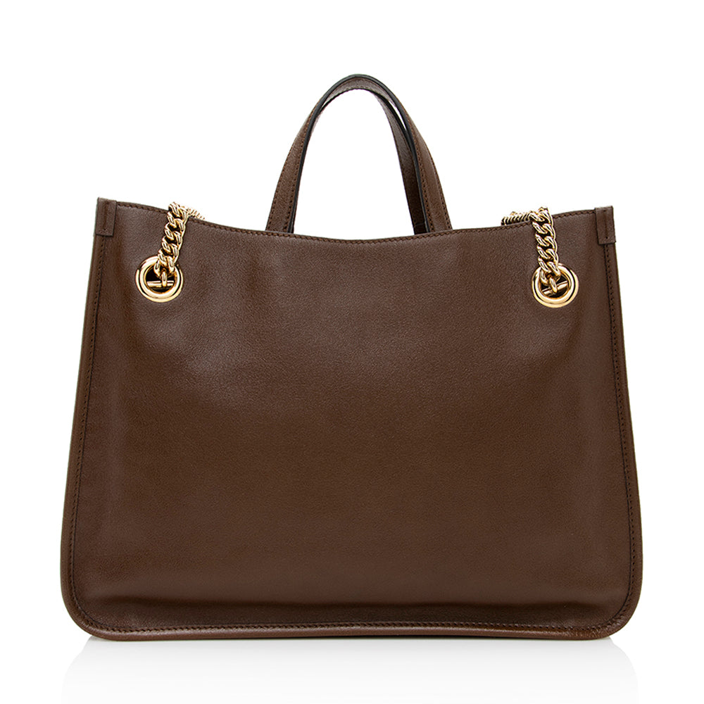 Gucci Horsebit Leather Tote Style 6