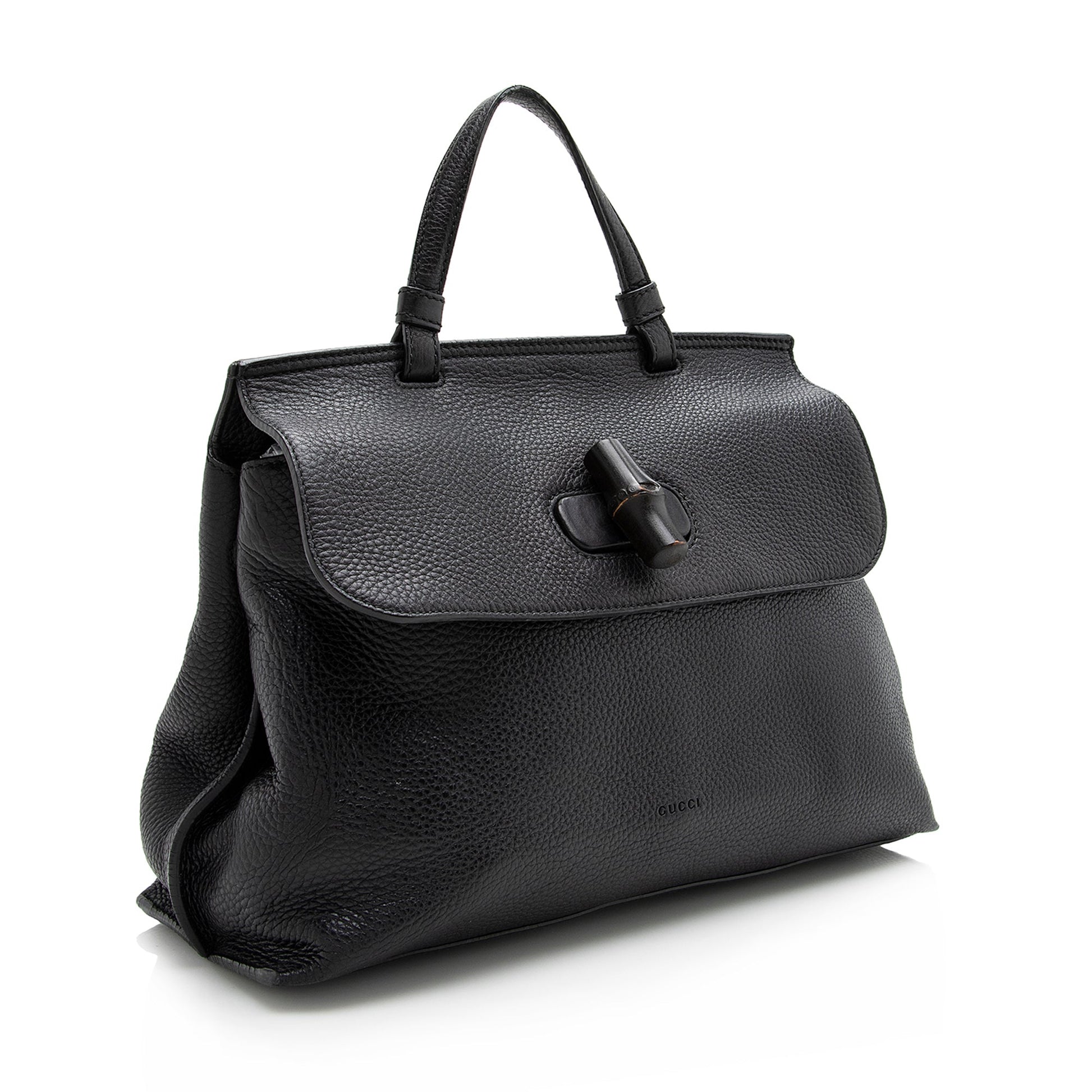 Gucci Bamboo Leather Satchel Style 9