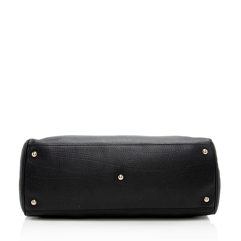 Gucci Bamboo Leather Tote Style 21