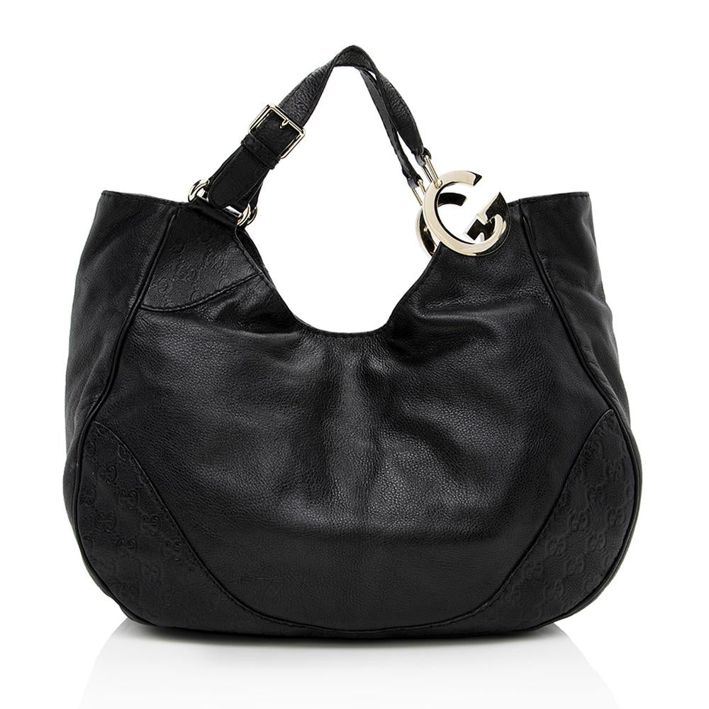 Gucci Leather Monogram Tote Style 5