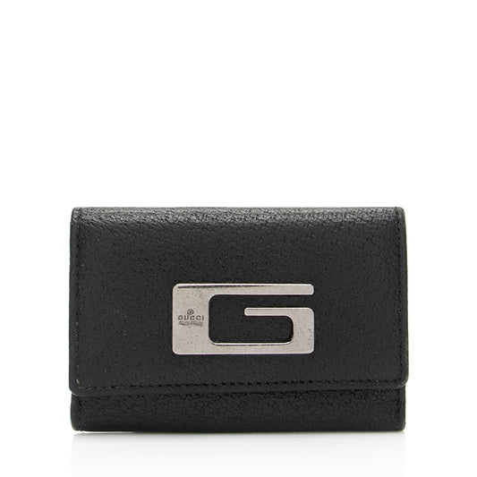 Gucci Leather G Key Holder (SHF-UQD8kv)