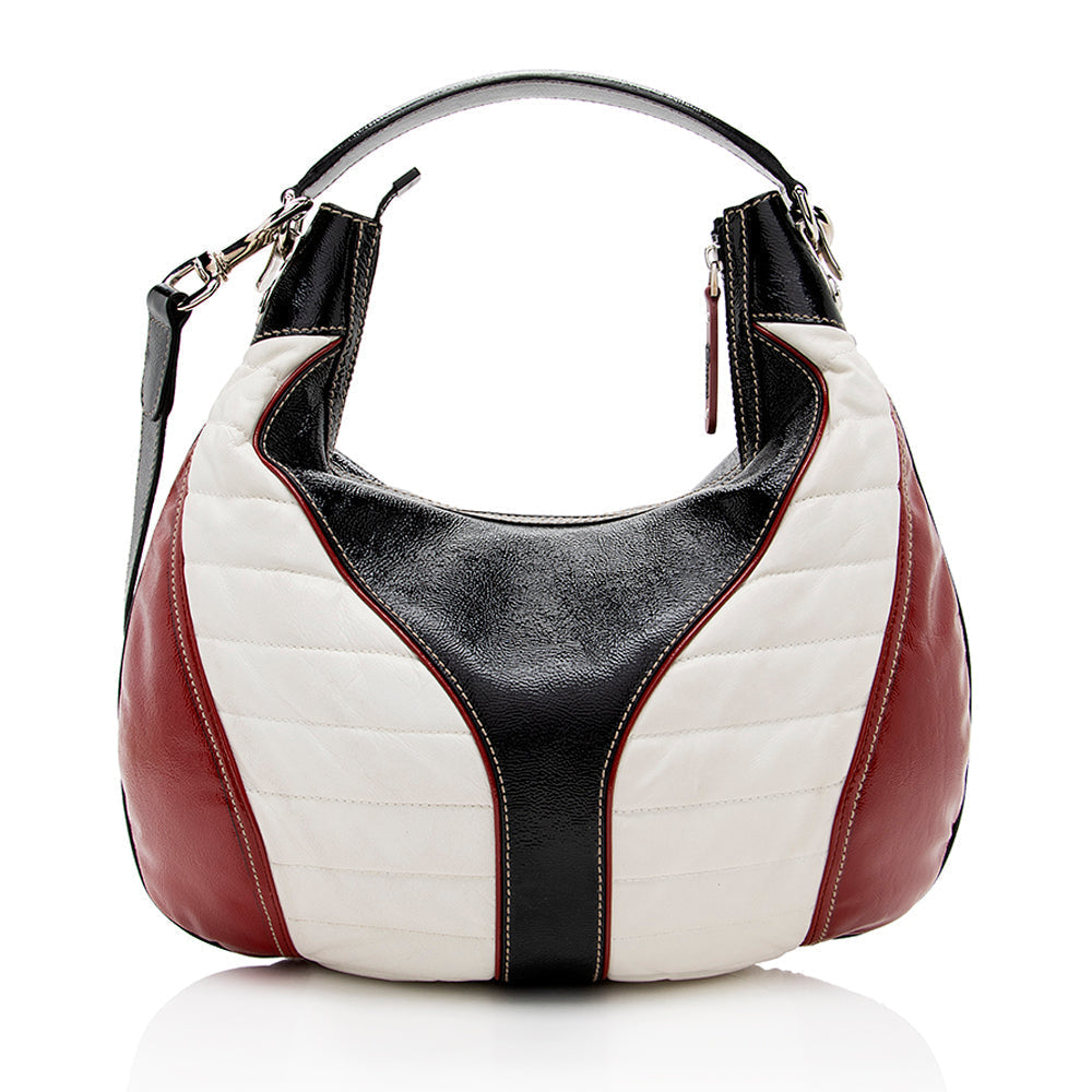 Gucci Leather Shoulder Bag Style 57