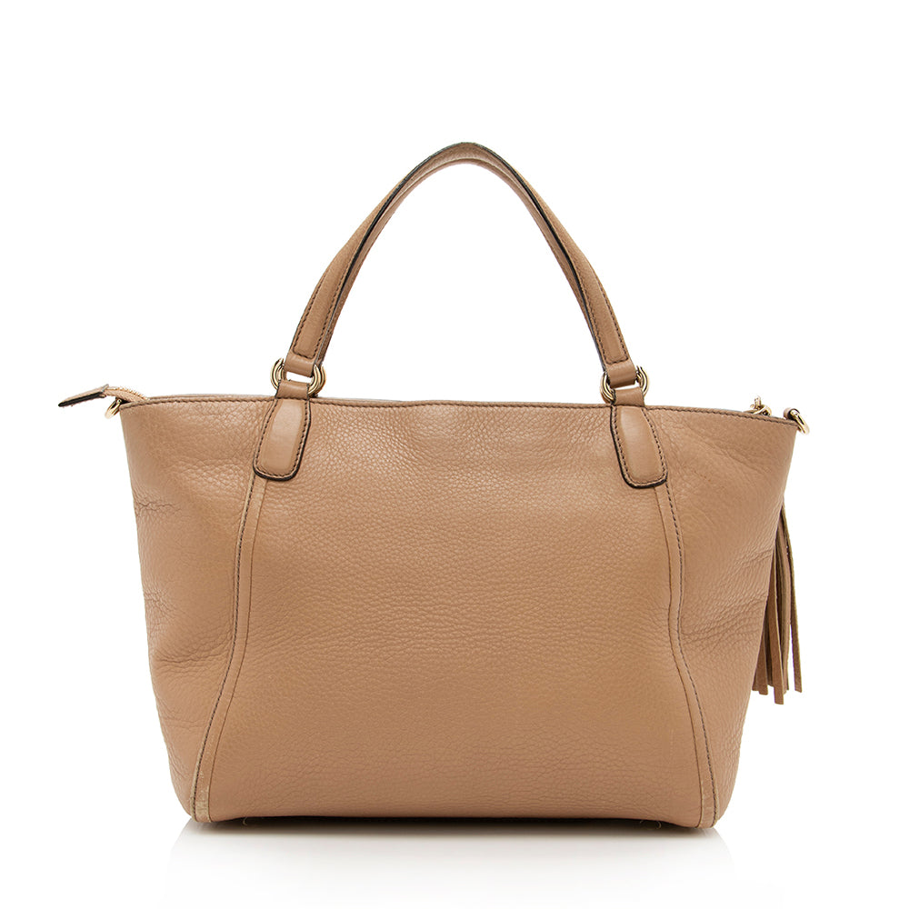 Gucci Leather Top Handle Tote