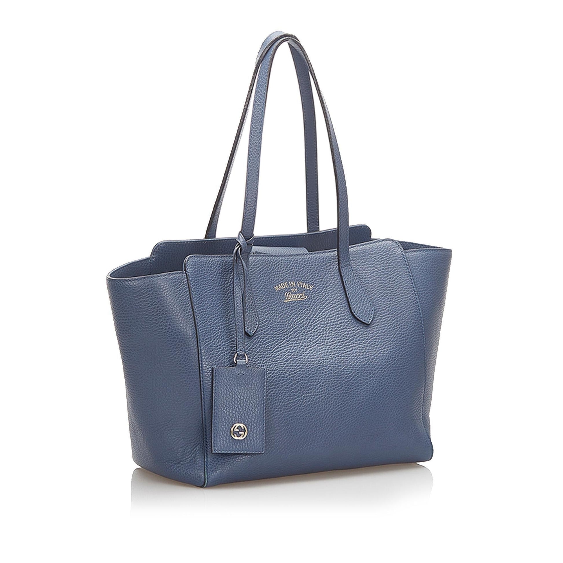 Gucci Monogram Leather Tote