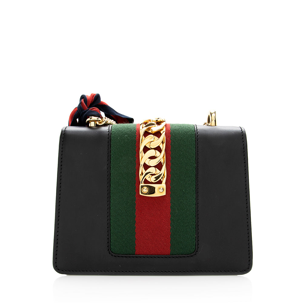 Gucci Nylon Leather Shoulder Bag
