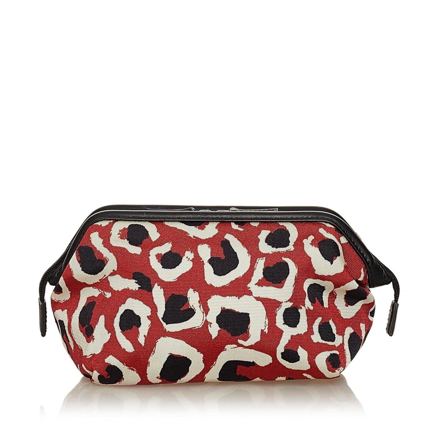 Gucci Nylon Leather Clutch