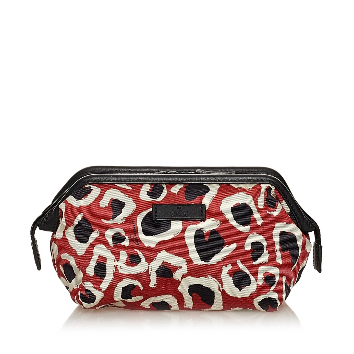 Gucci Nylon Leather Clutch