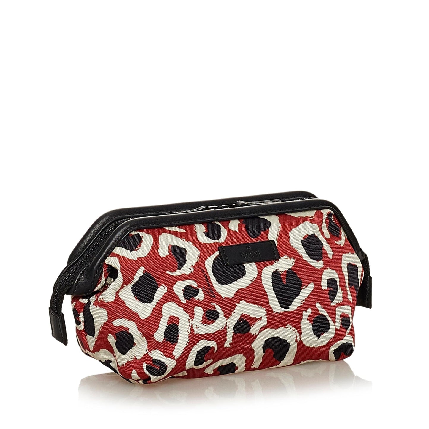 Gucci Nylon Leather Clutch