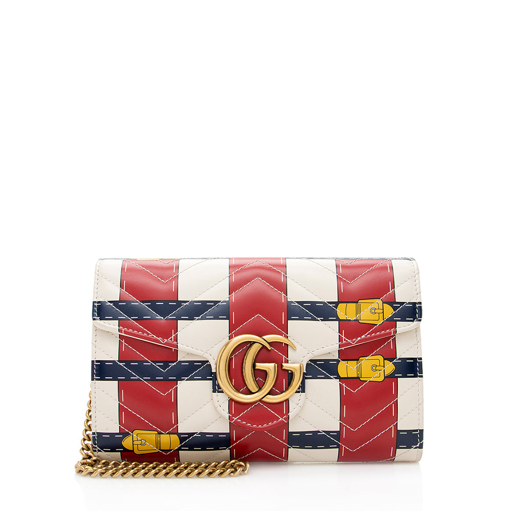 Gucci Chain Leather Crossbody