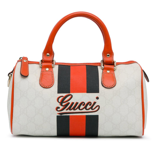 Gucci Mini GG Supreme Joy Web Boston Bag (SHG-R1IO0Q)