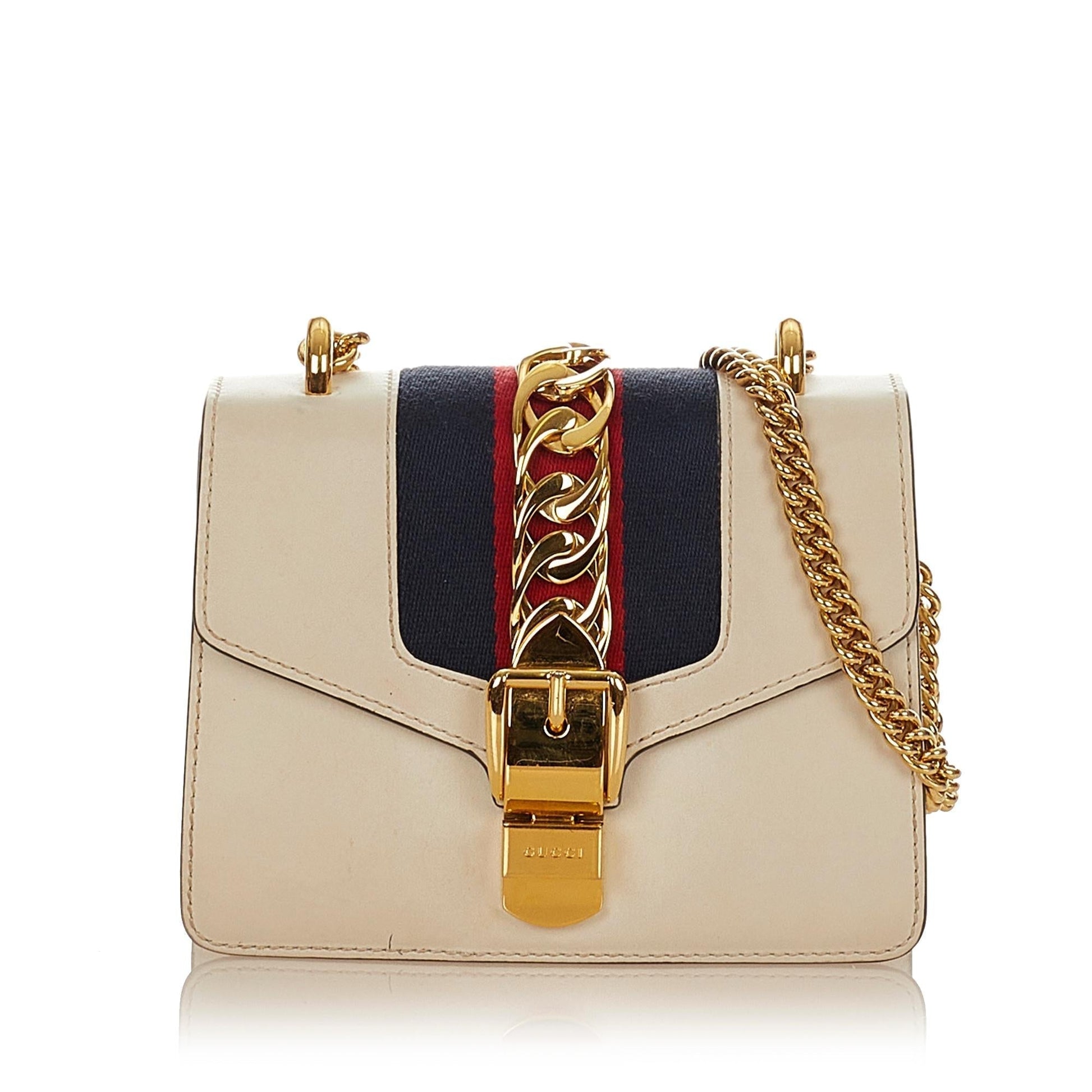 Gucci Sylvie Leather Chain Shoulder Bag Style 6