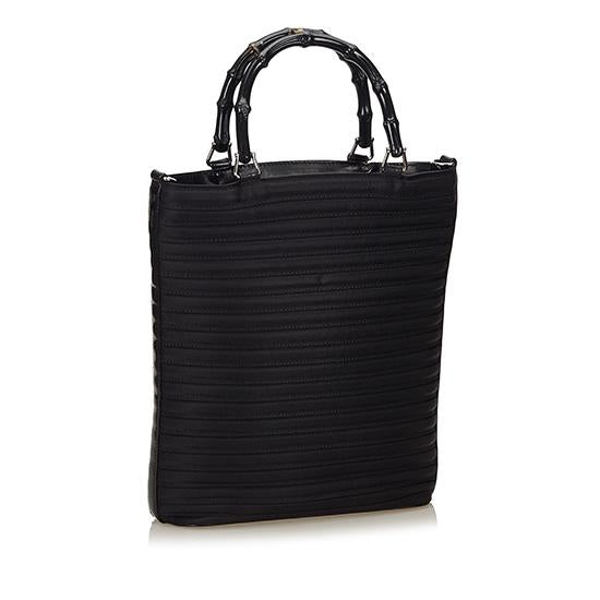 Gucci Bamboo Nylon Quilted Tote