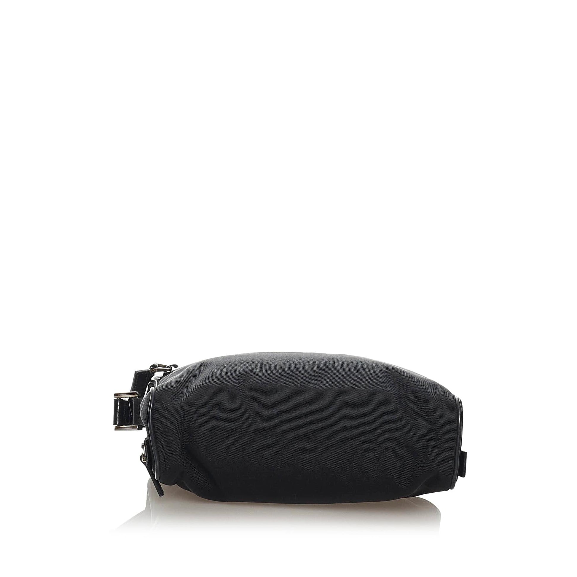 Gucci Nylon Leather Clutch