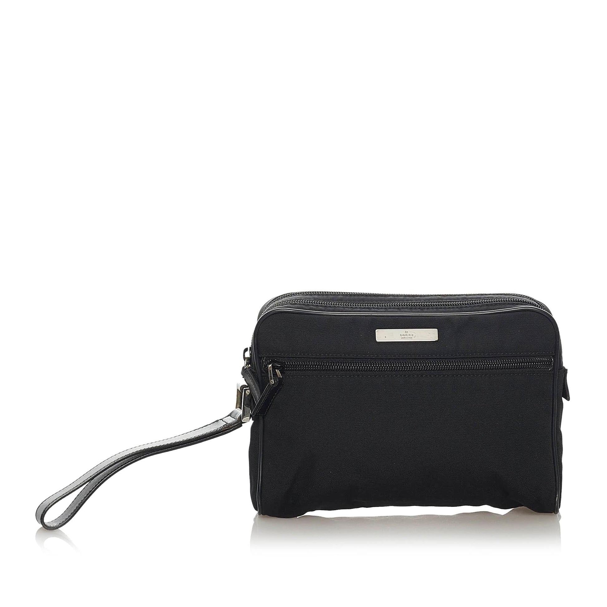Gucci Leather Nylon Clutch Style 2