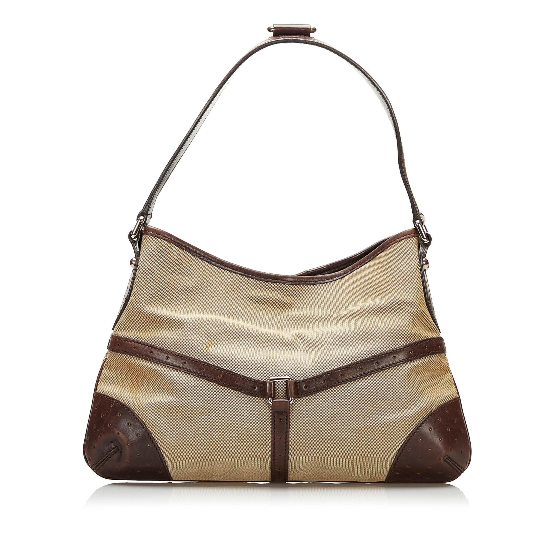 Gucci Canvas Shoulder Bag