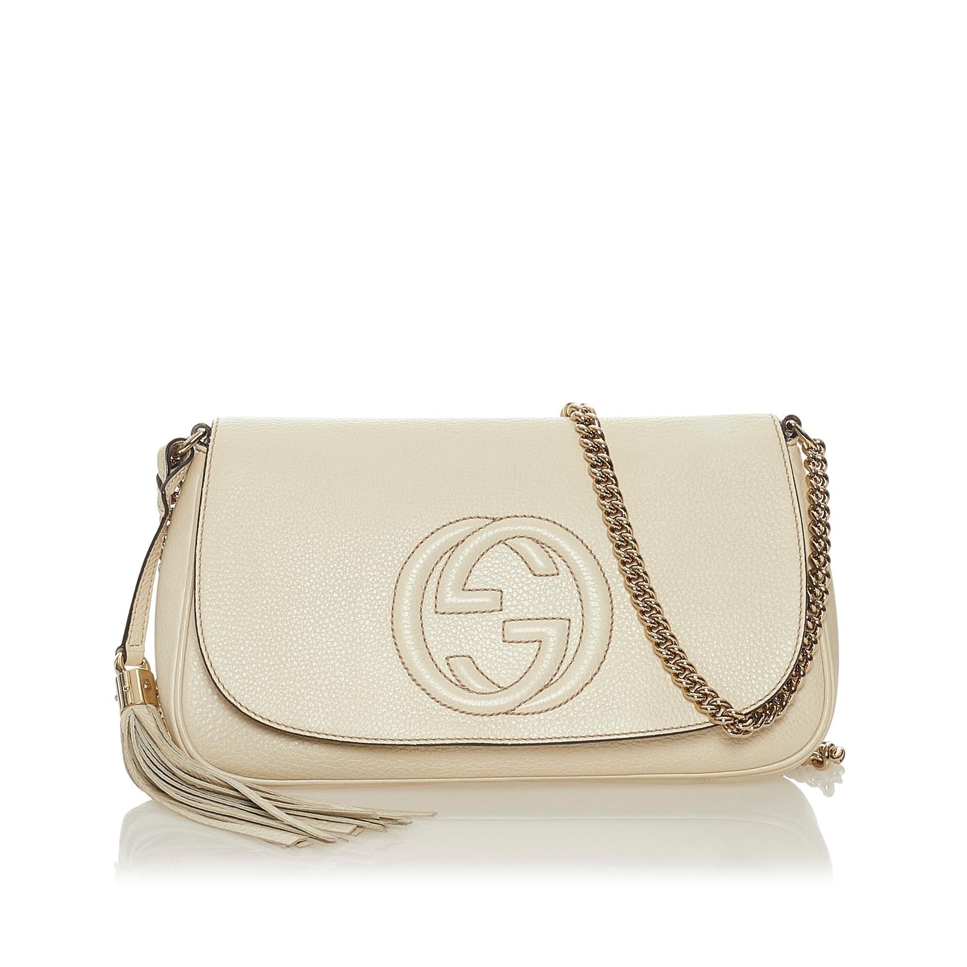 Gucci Chain Leather Crossbody