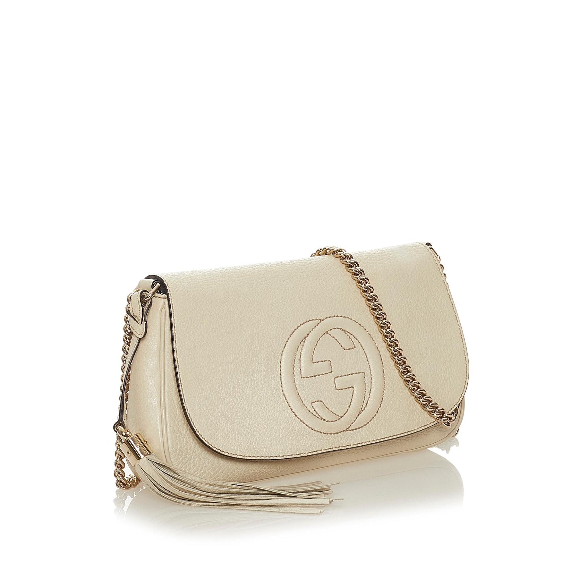 Gucci Chain Leather Crossbody