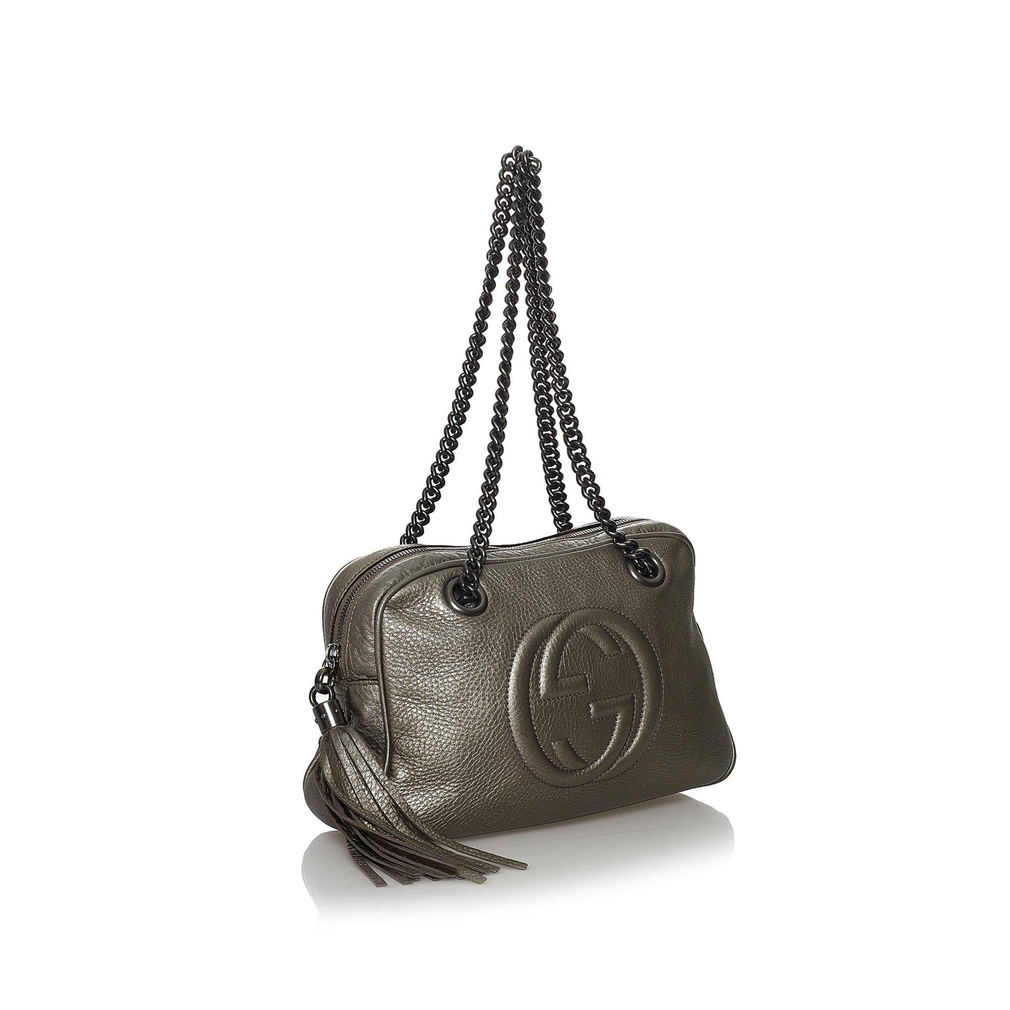 Gucci Chain Leather Shoulder Bag